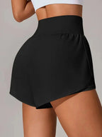 Pocketed High Waist Active Shorts - Charmdeals