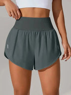 Pocketed High Waist Active Shorts - Charmdeals