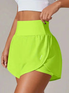 Pocketed High Waist Active Shorts - Charmdeals