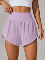 Pocketed High Waist Active Shorts - Charmdeals