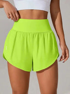 Pocketed High Waist Active Shorts - Charmdeals