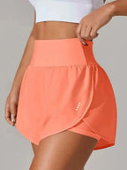 Pocketed High Waist Active Shorts - Charmdeals