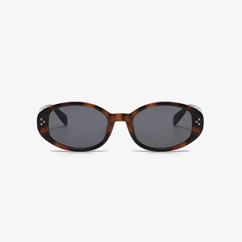 Polycarbonate Frame Oval Sunglasses - Charmdeals