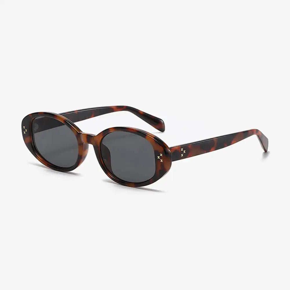 Polycarbonate Frame Oval Sunglasses - Charmdeals