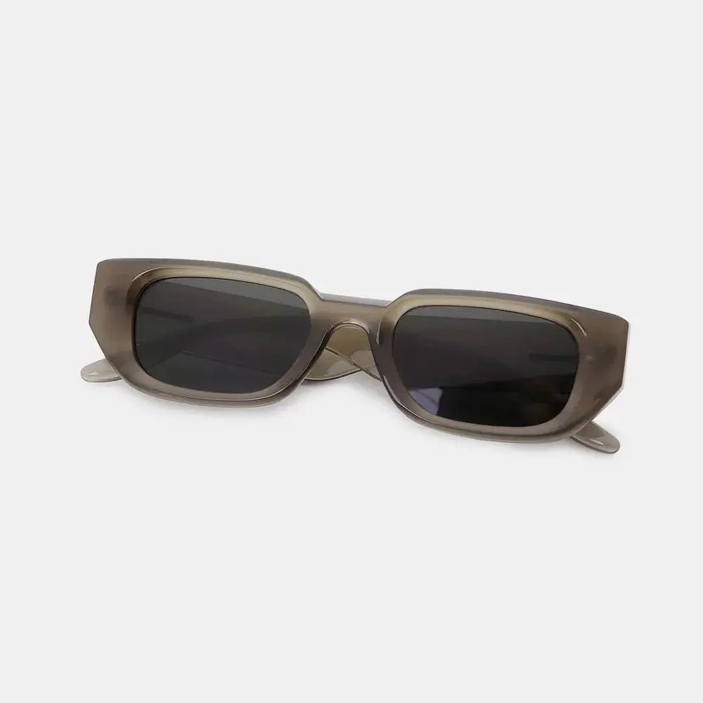 Polycarbonate Frame Rectangle Sunglasses - Charmdeals