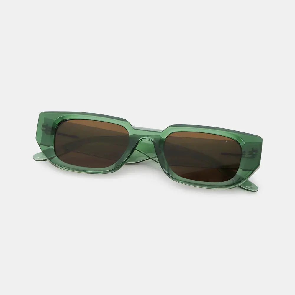 Polycarbonate Frame Rectangle Sunglasses - Charmdeals