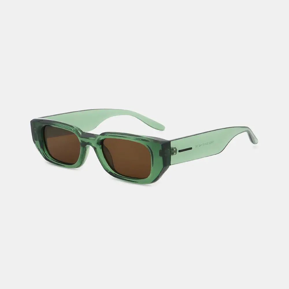 Polycarbonate Frame Rectangle Sunglasses - Charmdeals