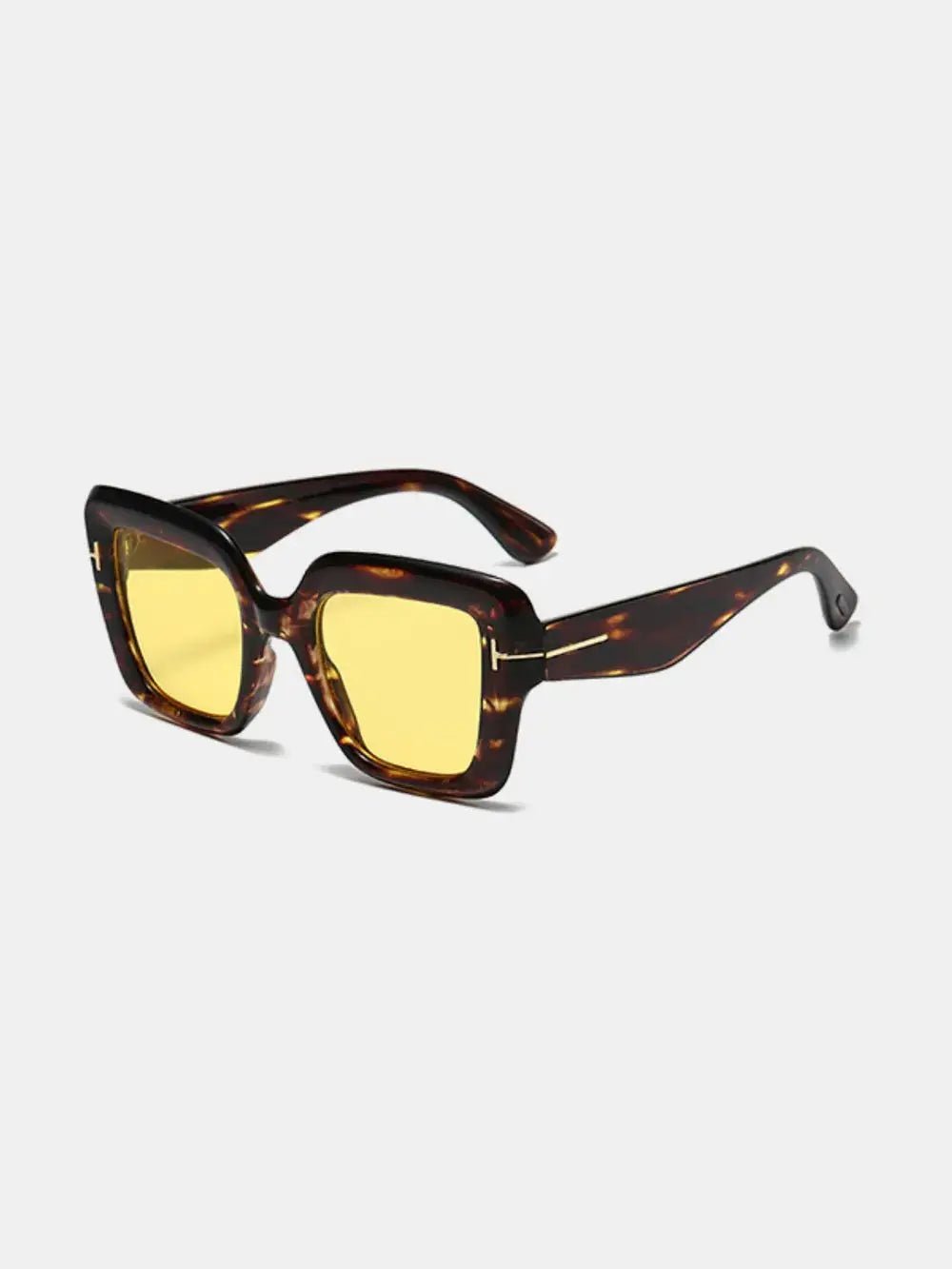 Polycarbonate Frame Square Sunglasses - Charmdeals