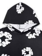 Printed Long Sleeve Hoodie and Pants Set - Charmdeals
