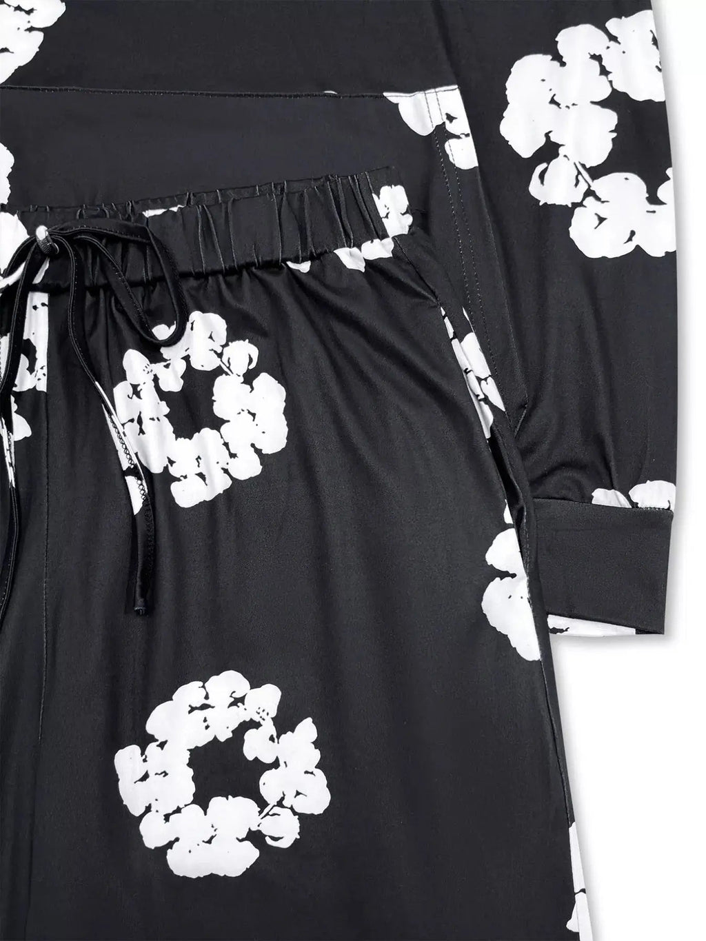 Printed Long Sleeve Hoodie and Pants Set - Charmdeals