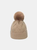 Roll Rim Hat with Pompom - Charmdeals