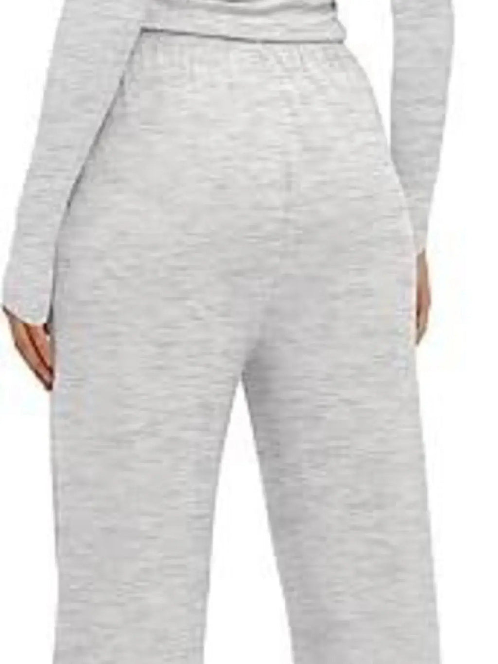 Round Neck Long Sleeve Top and Pants Set - Charmdeals