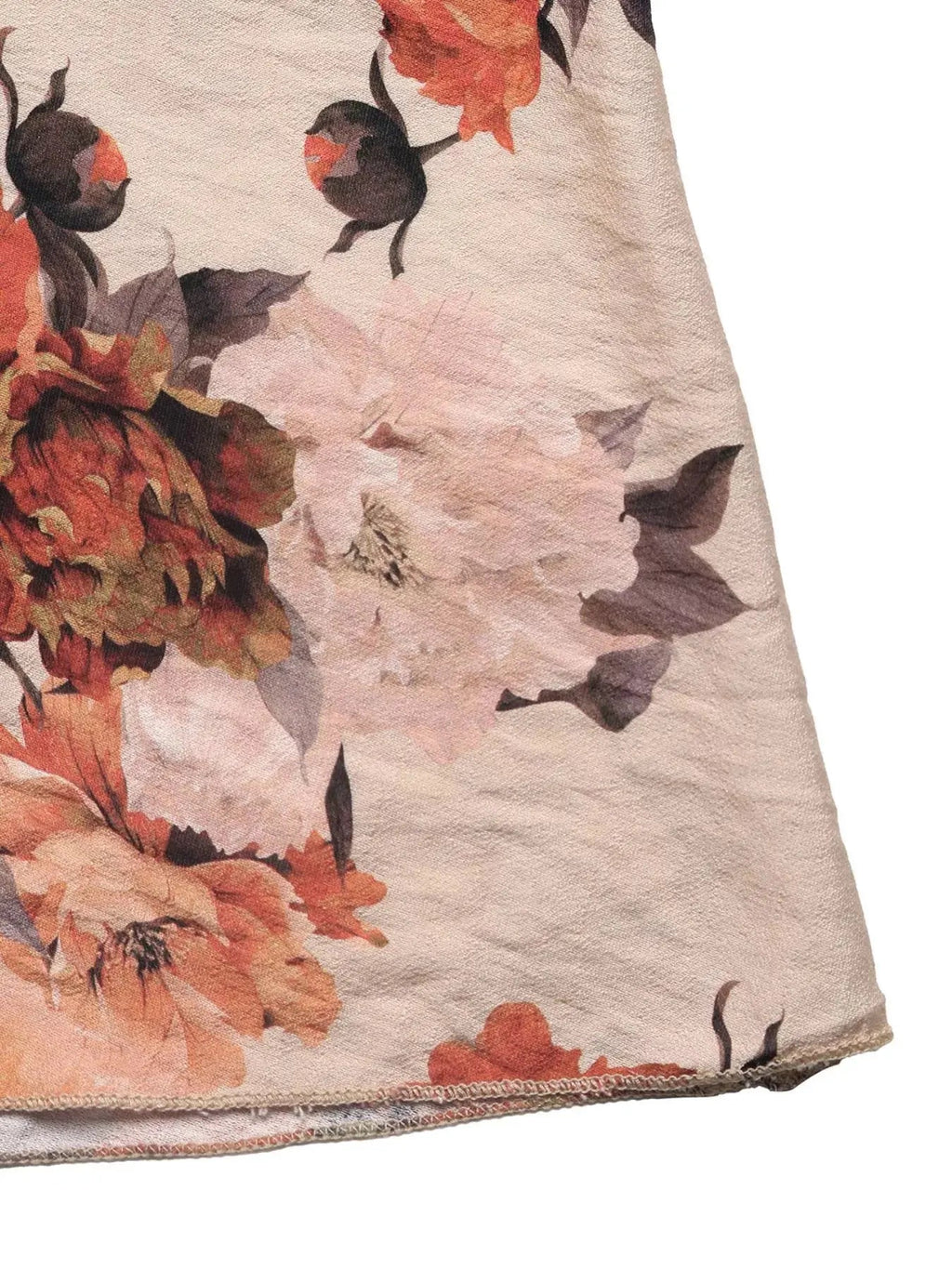 Smocked Floral Print Flounce Sleeve Dress - Charmdeals
