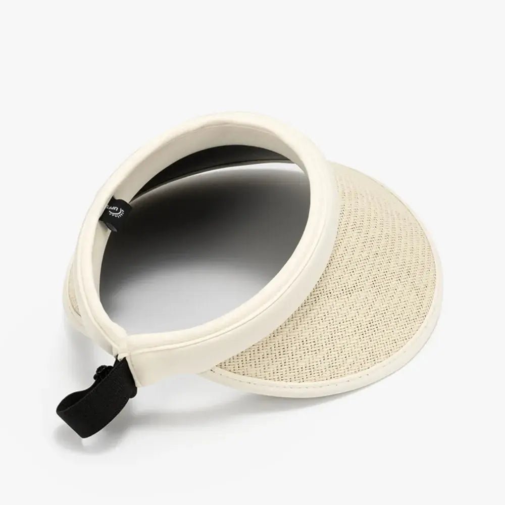Solid Adjustable Weave Visor - Charmdeals