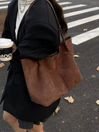 Solid Color Tote Bag - Charmdeals