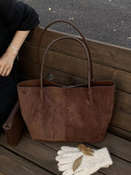 Solid Color Tote Bag - Charmdeals