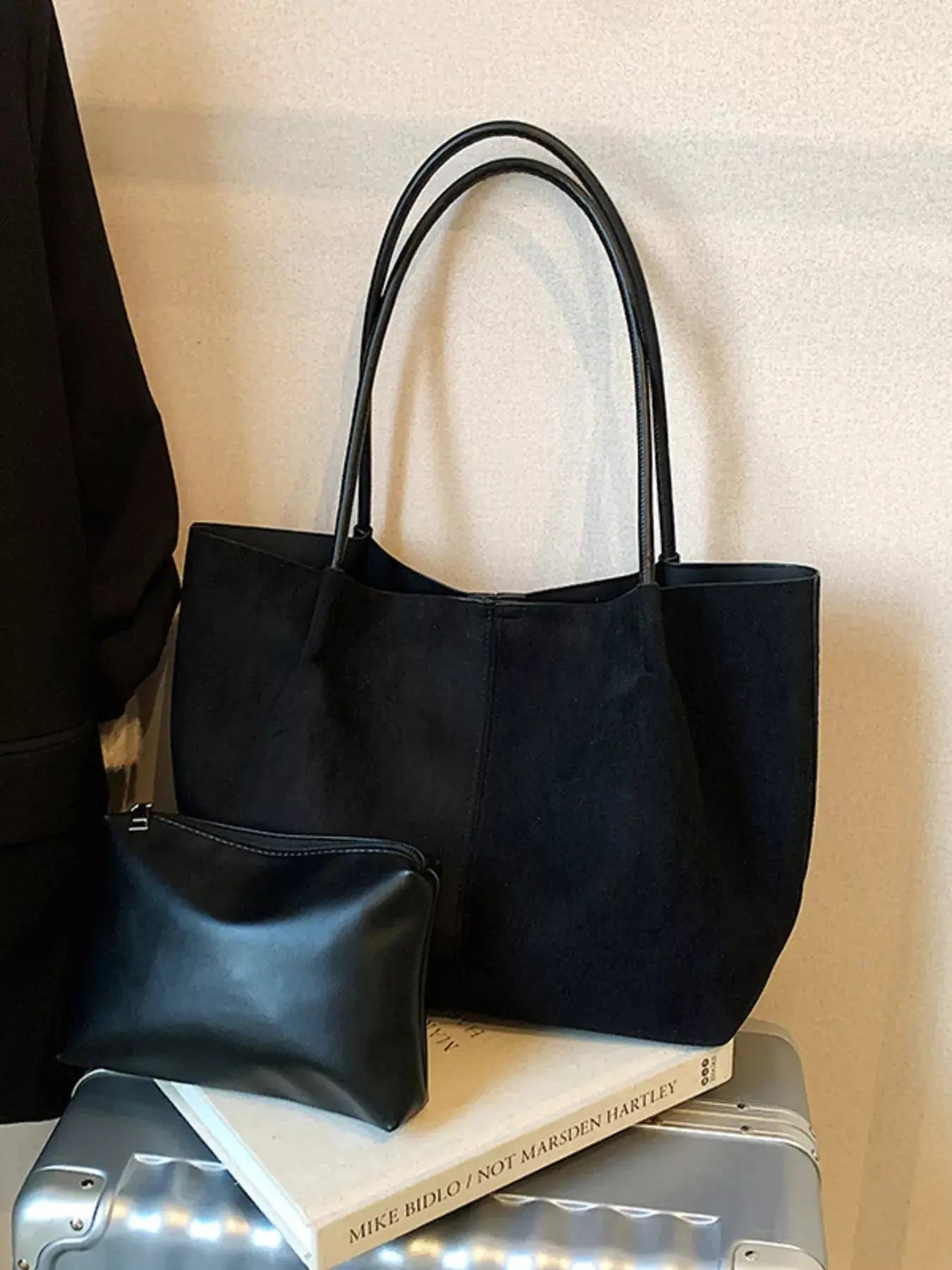 Solid Color Tote Bag - Charmdeals