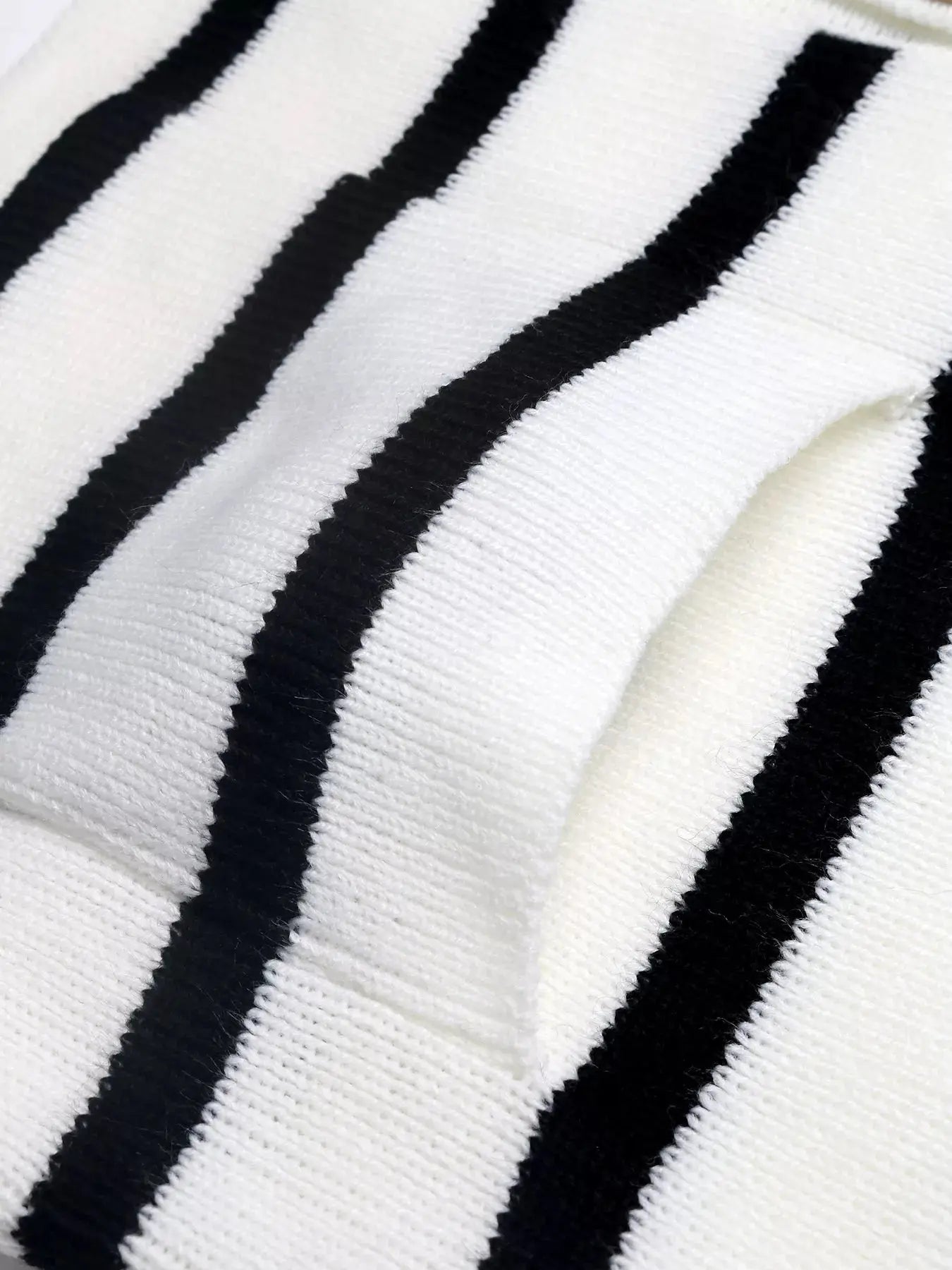 Striped Button - Front Cardigan - Charmdeals
