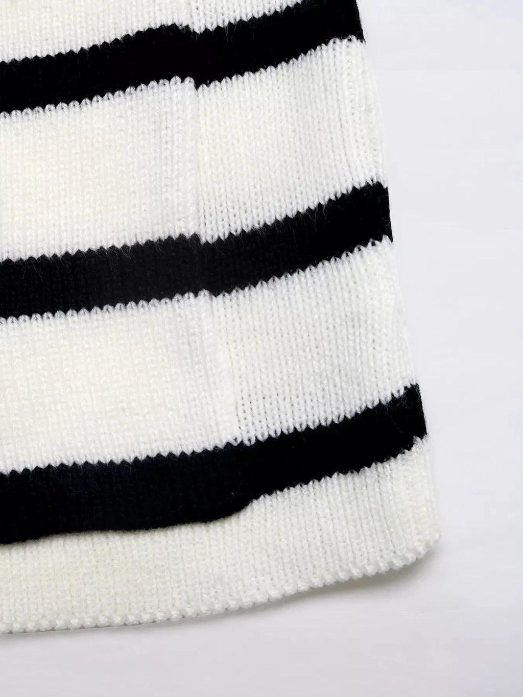 Striped Button - Front Cardigan - Charmdeals