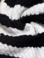 Striped Button - Up Long Sleeve Cardigan - Charmdeals
