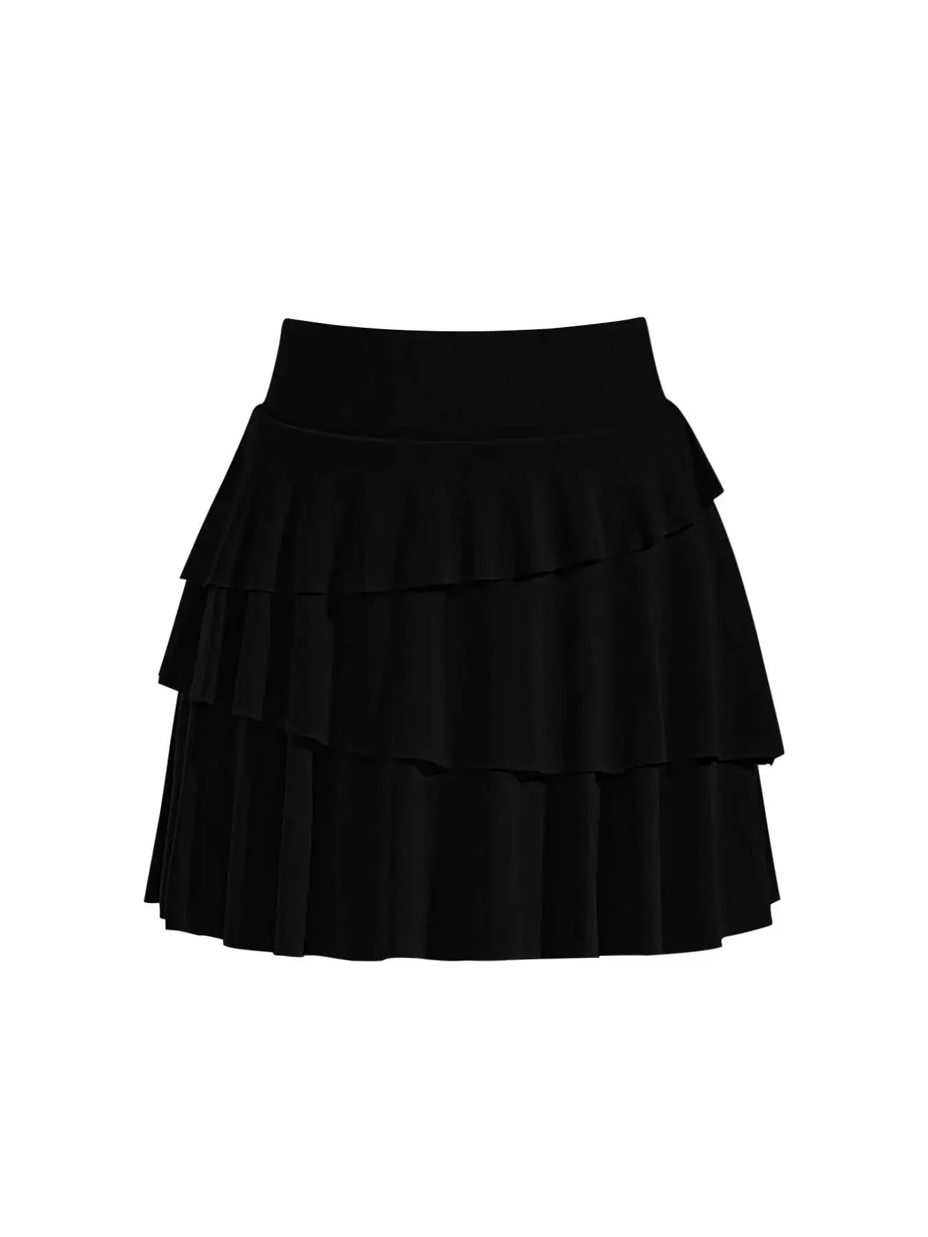 Tiered Ruffle Active Skort - Charmdeals