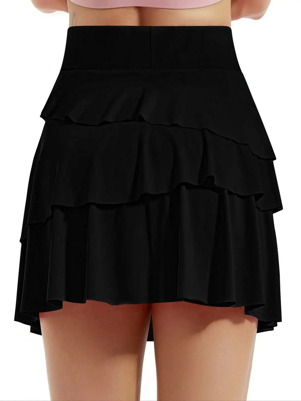Tiered Ruffle Active Skort - Charmdeals
