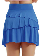Tiered Ruffle Active Skort - Charmdeals