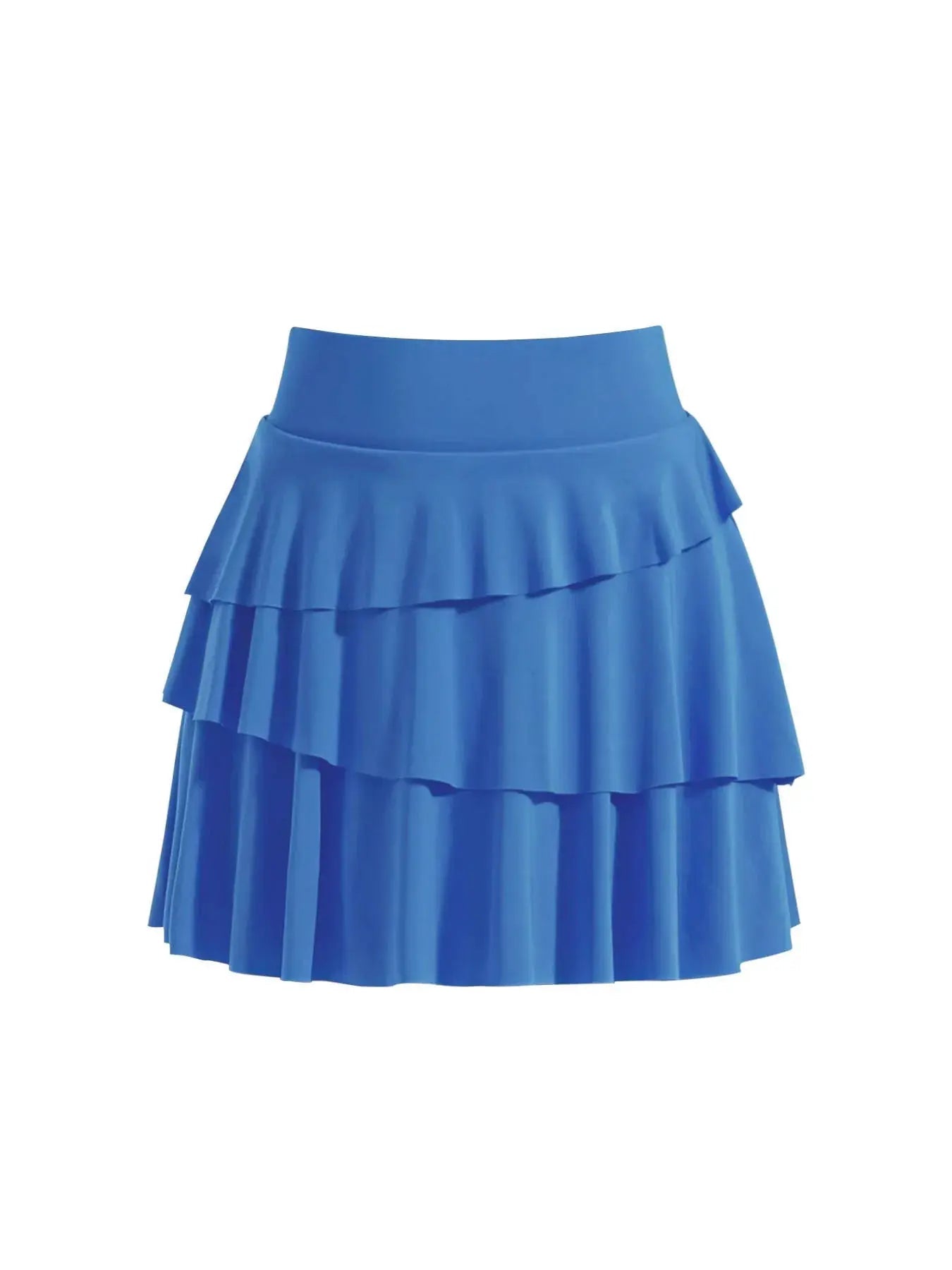 Tiered Ruffle Active Skort - Charmdeals