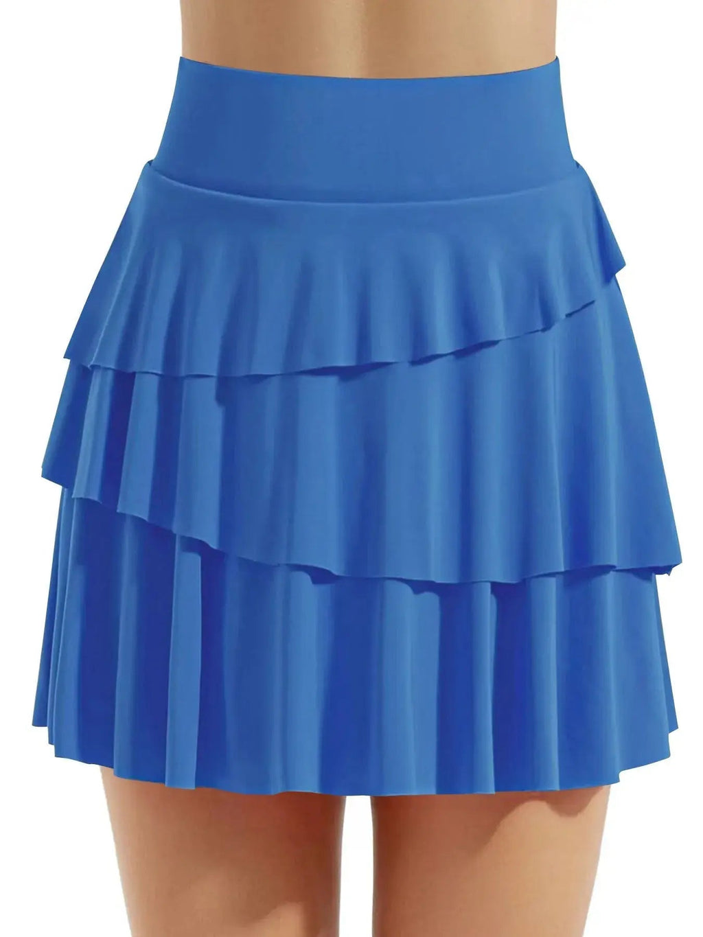Tiered Ruffle Active Skort - Charmdeals