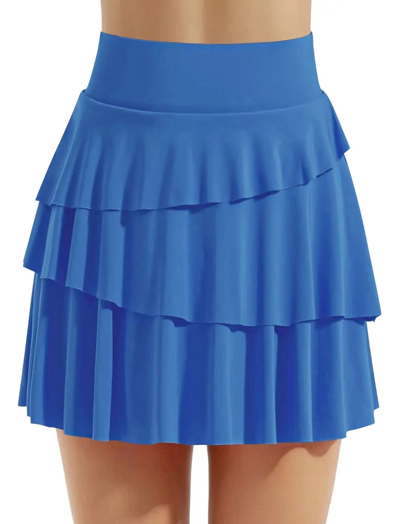 Tiered Ruffle Active Skort - Charmdeals