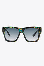 UV400 Patterned Polycarbonate Square Sunglasses - Charmdeals