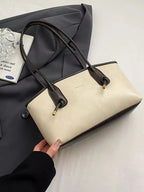 Vintage Style Leather Shoulder Bag - Charmdeals