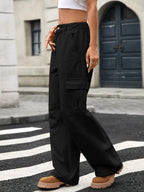 Wide Leg Cargo Jeans - Charmdeals