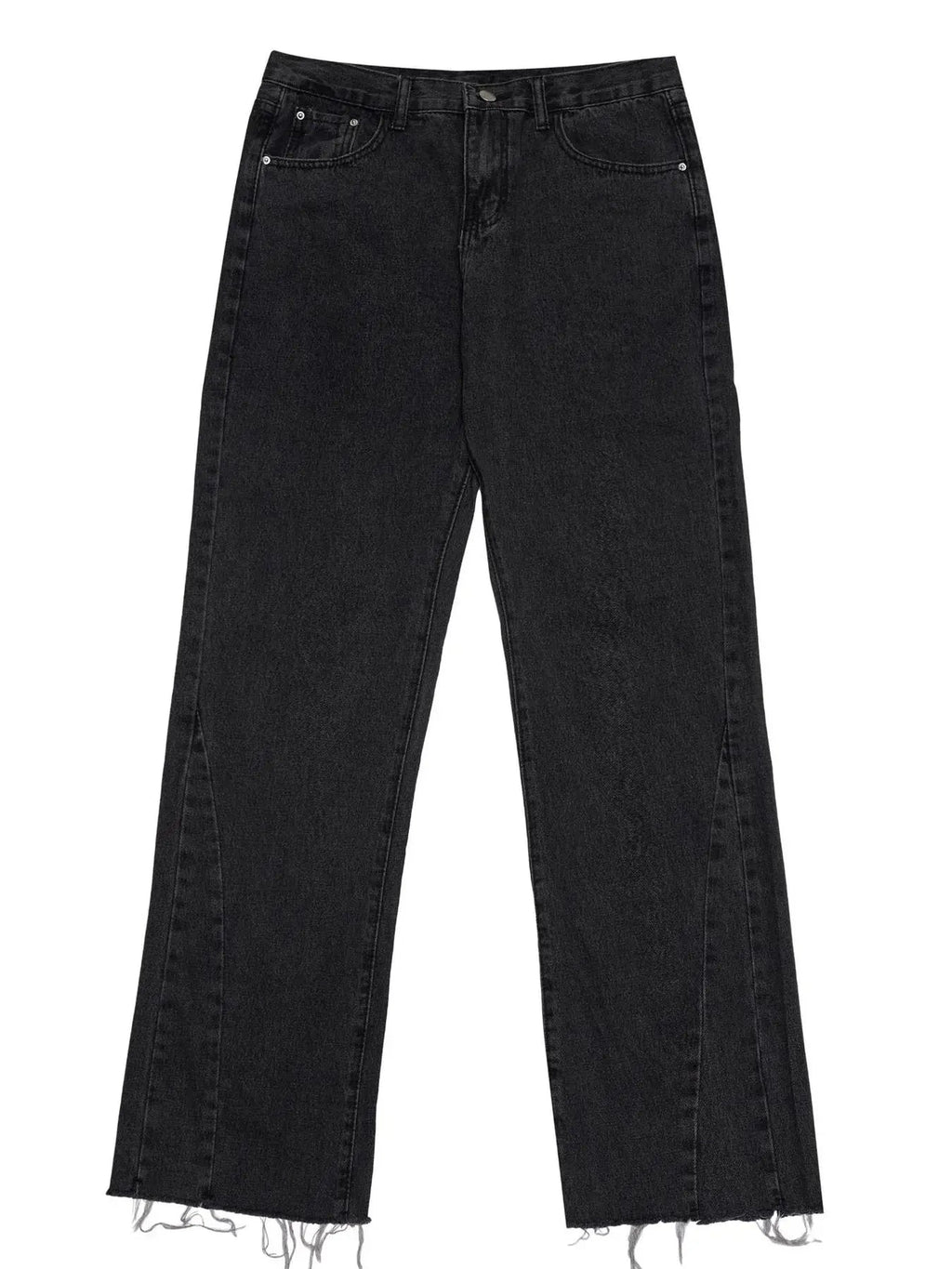 Woman Loose Fit Jeans with Pockets - Charmdeals