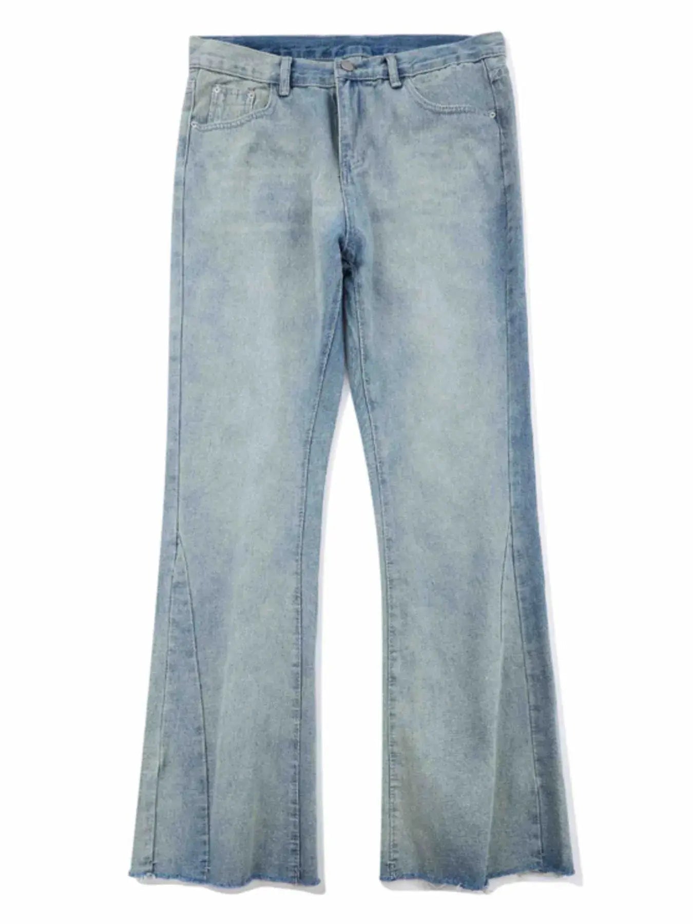 Woman Loose Fit Jeans with Pockets - Charmdeals