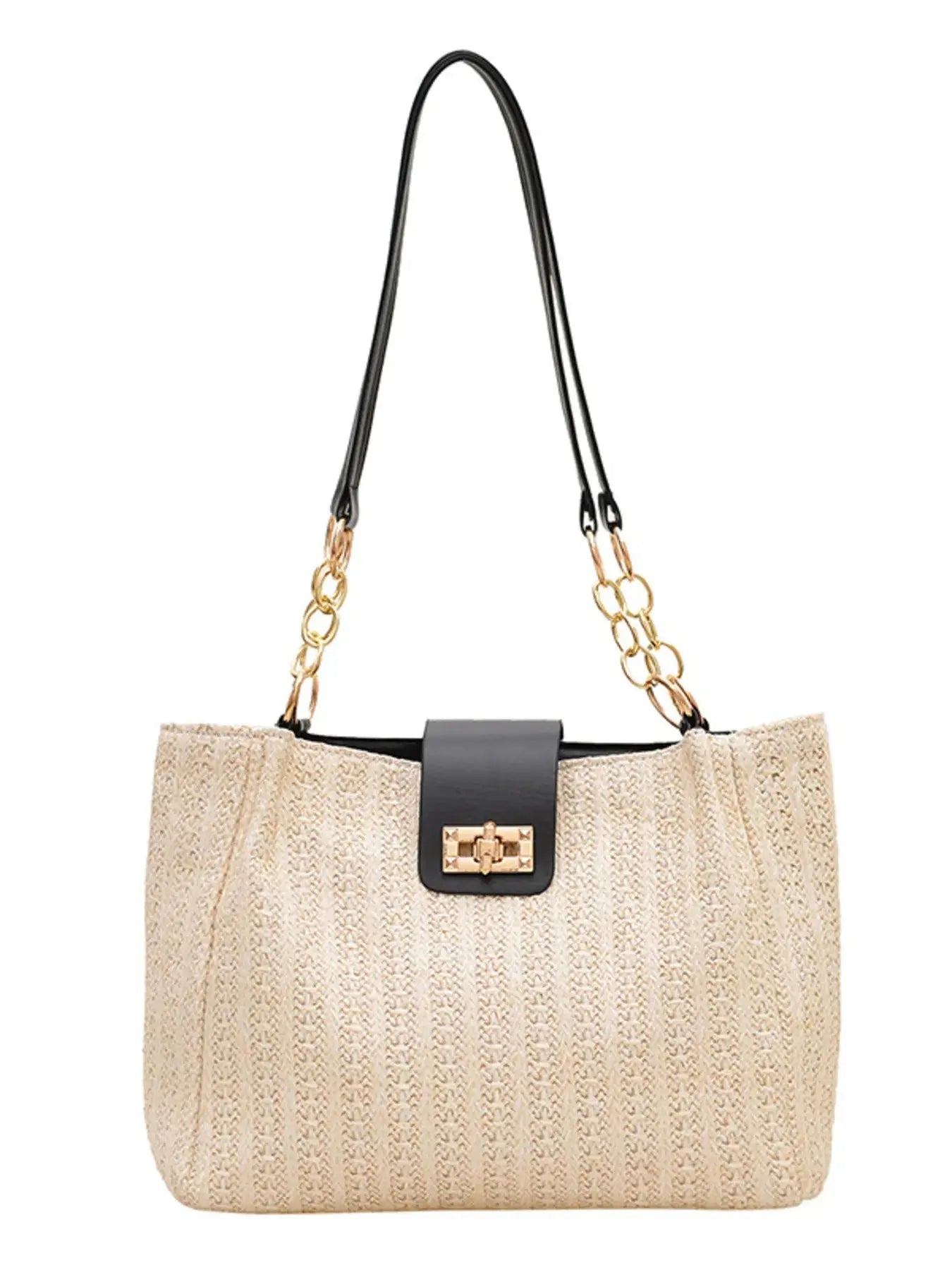Woven Straw Shoulder Bag - Charmdeals