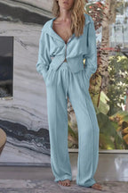 Zip - Up Hoodie and Pants Active Set - Charmdeals